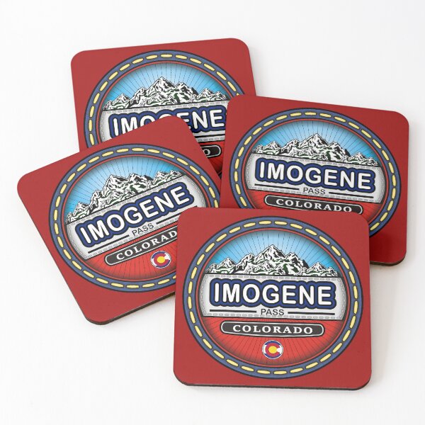 Item preview, Imogene Pass Colorado stitching effect emblem designed and sold by studioss76.