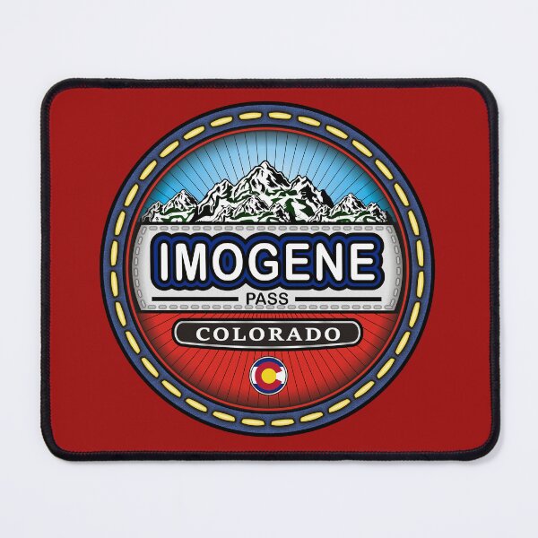 Item preview, Imogene Pass Colorado stitching effect emblem designed and sold by studioss76.