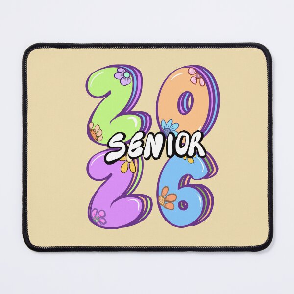 Item preview, Senior 2026 Graduation Pastel Bubble Letters Wildflower Aesthetic designed and sold by Artonmytee.