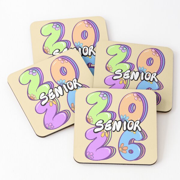 Item preview, Senior 2026 Graduation Pastel Bubble Letters Wildflower Aesthetic designed and sold by Artonmytee.