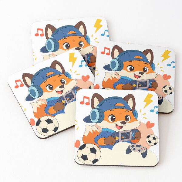 Item preview, Gamer Fox on a Cloud designed and sold by DesignbyAnnaM.