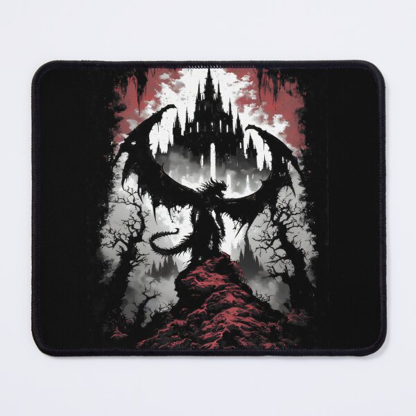 Item preview, Winged Demon Creature – Dark Horror Art (BLACK) designed and sold by MorbidDreams.