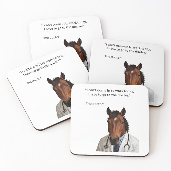Artikelvorschau, Horse doctor meme entworfen und verkauft von LayersDesign.
