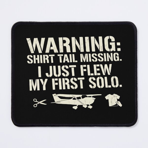 Item preview, First Solo Flight Missing Tail Tradition Pilot Badge designed and sold by Jaroslaw-S.