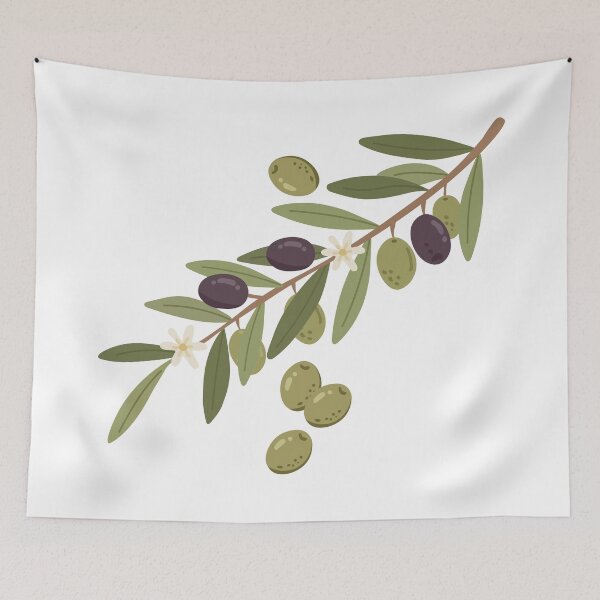 Item preview, Olive Branch With Fruit  designed and sold by BetweenForms.