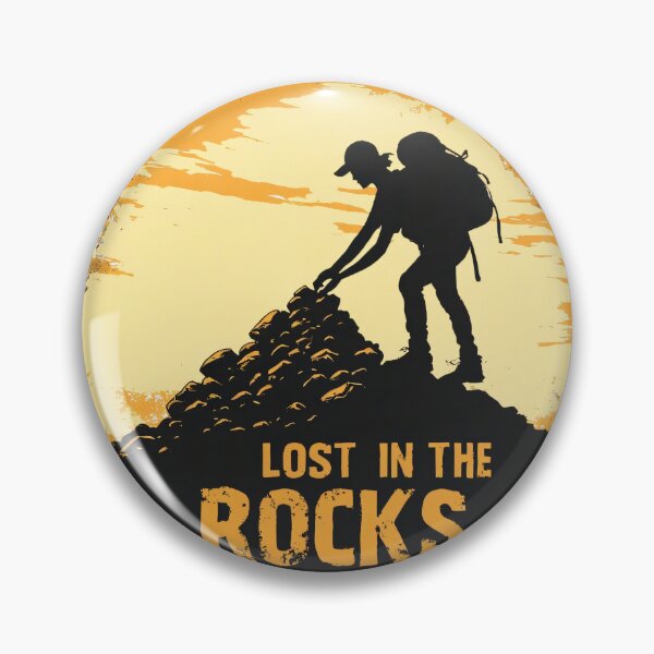 Item preview, Hiking Mountain Sunset – Lost in the Rocks Design designed and sold by MorbidDreams.