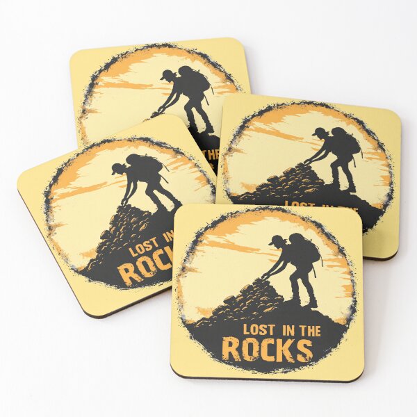 Item preview, Hiking Mountain Sunset – Lost in the Rocks Design designed and sold by MorbidDreams.