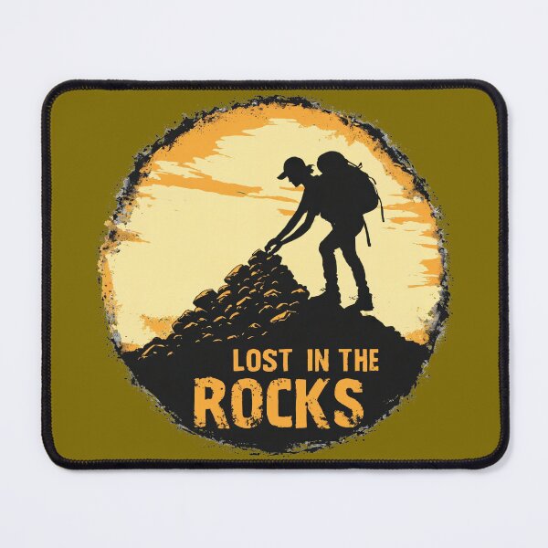 Item preview, Hiking Mountain Sunset – Lost in the Rocks Design designed and sold by MorbidDreams.