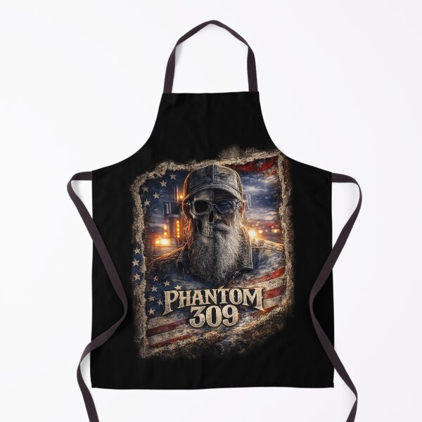 Item preview, Phantom 309 Ghost Trucker Skull Art designed and sold by CoyoteSteelRd.
