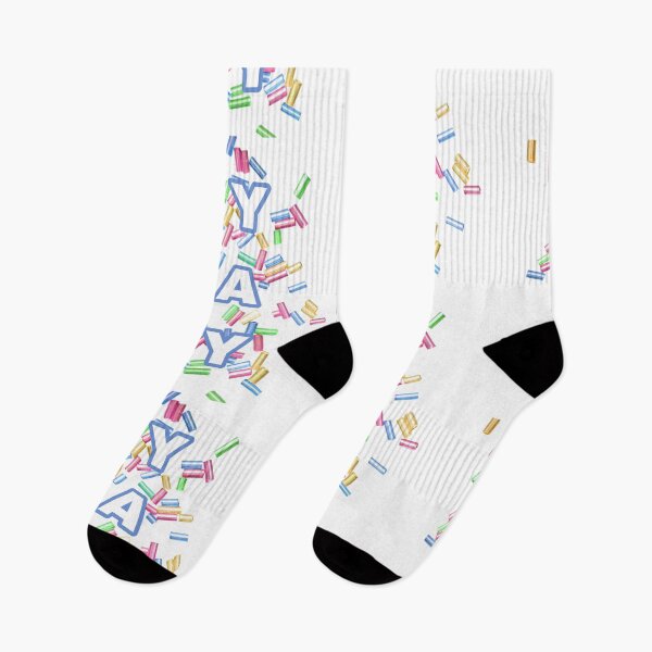 Item preview, yay cute typography colorful confetti design designed and sold by Thetdesigns.