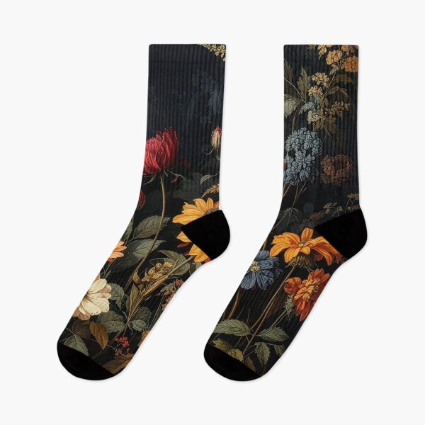 Item preview, Dark Autumn Wildflower Botanical Art designed and sold by Rutvain.