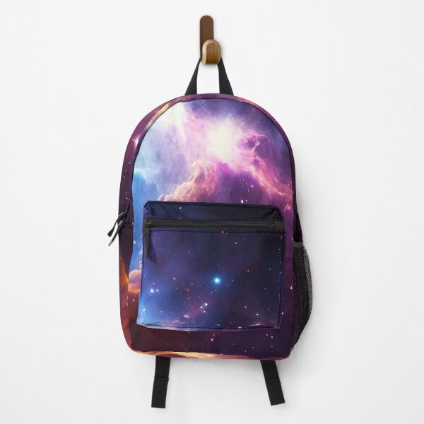 Item preview, Cosmic Pink Blue Yellow Galaxy Artwork – Universe Space Wall Art designed and sold by ArtFireGallery.