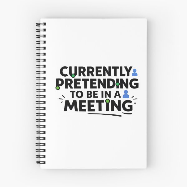 Item preview, Currently Pretending To Be In A Meeting Funny Remote Work Design designed and sold by ZYNORAworld.
