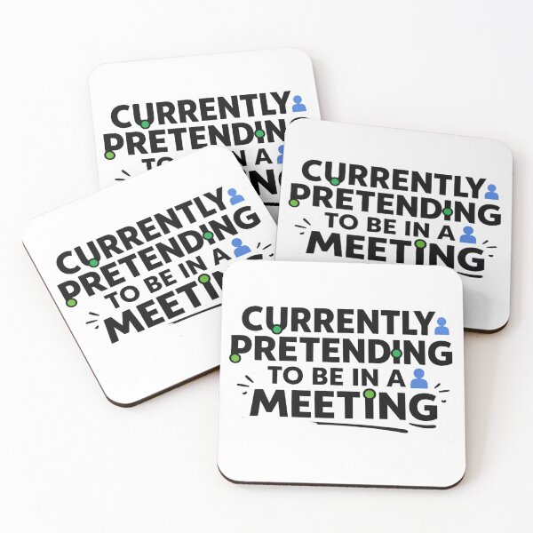 Item preview, Currently Pretending To Be In A Meeting Funny Remote Work Design designed and sold by ZYNORAworld.