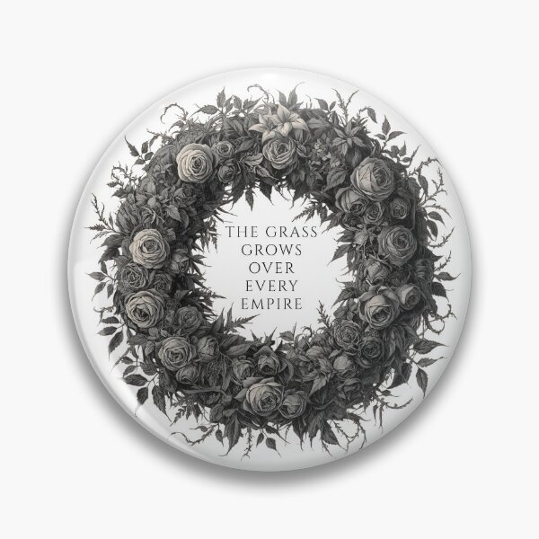 Item preview, The Grass Grows Over Every Empire - Victorian Vintage Wreath designed and sold by Mysticgroovegoods.