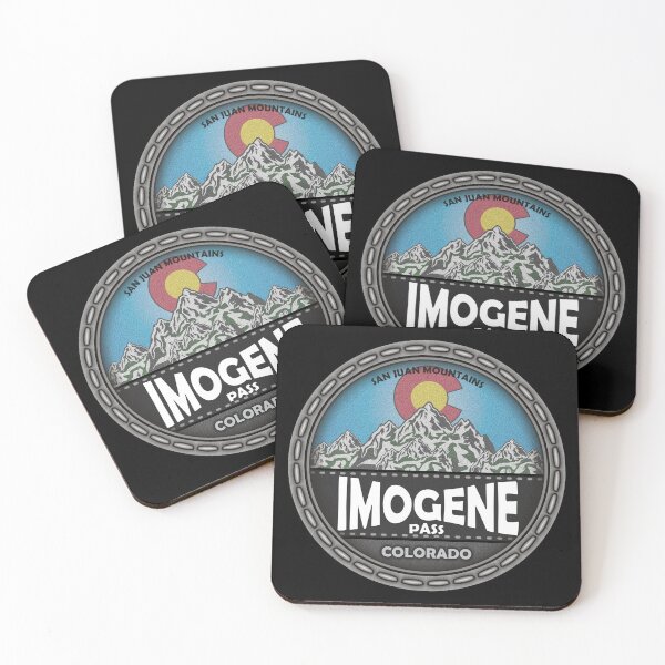 Item preview, Imogene Pass Colorado stitching effect emblem designed and sold by studioss76.
