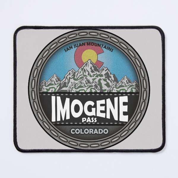 Item preview, Imogene Pass Colorado stitching effect emblem designed and sold by studioss76.