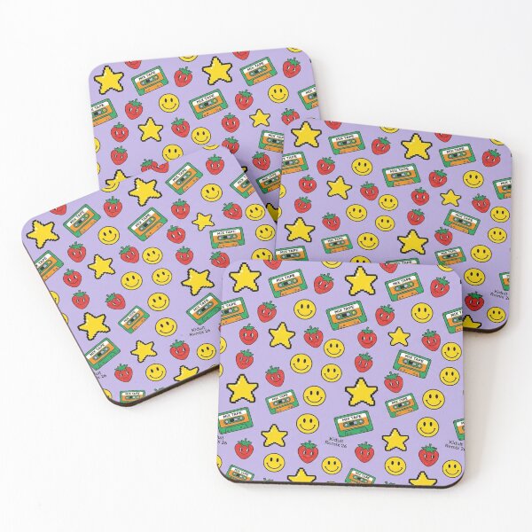 Item preview, Smileys and Strawberries designed and sold by TinyOrbitsDesign.