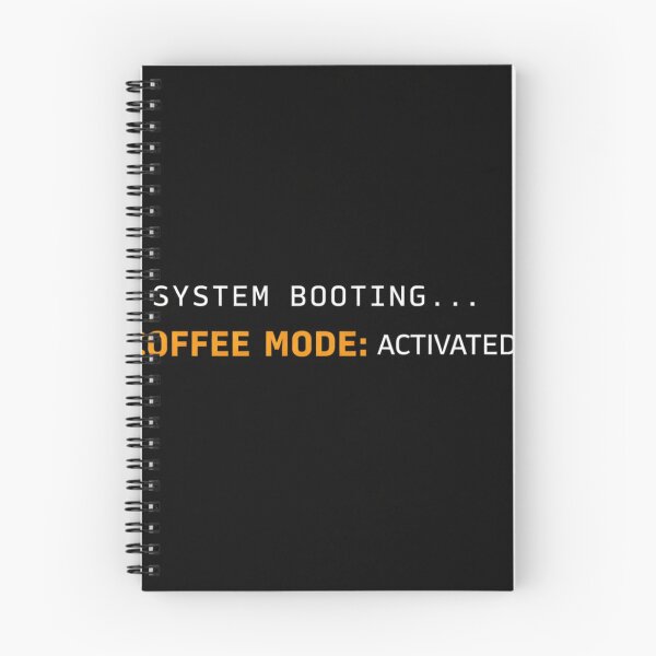 Item preview, Coffee Mode Activated – System Booting Funny Coffee Lover Design designed and sold by MoosElkPL.