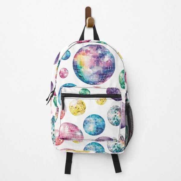 Item preview, Watercolor Disco Ball Pattern - white background designed and sold by Miscelenious.