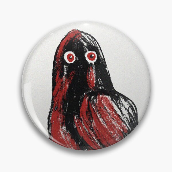 Item preview, The Mothman cryptid cartoony illustration designed and sold by Vintage Designs +.