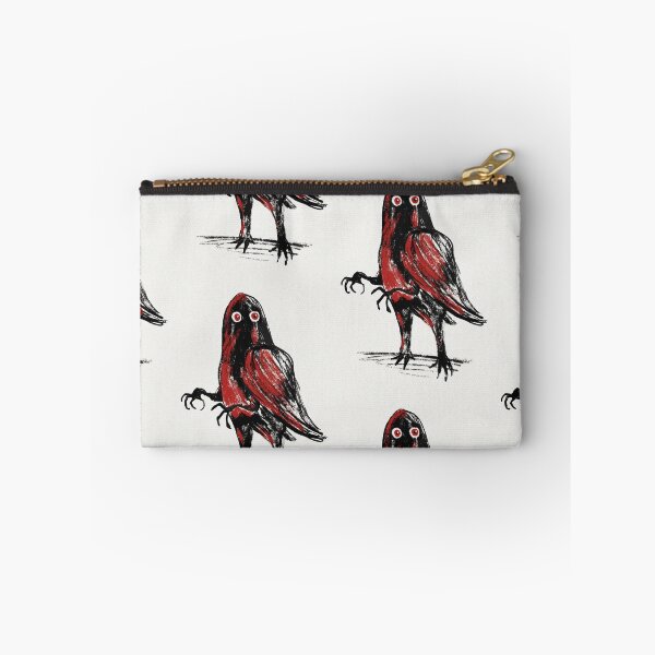 Item preview, The Mothman cryptid cartoony illustration designed and sold by Vintage Designs +.
