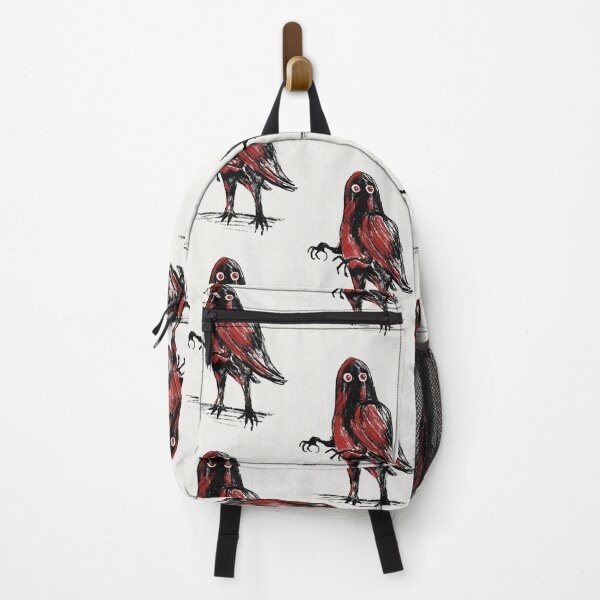 Item preview, The Mothman cryptid cartoony illustration designed and sold by Vintage Designs +.
