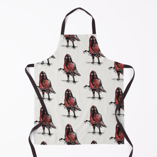 Item preview, The Mothman cryptid cartoony illustration designed and sold by Vintage Designs +.
