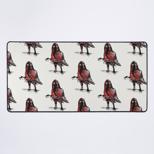 Item preview, The Mothman cryptid cartoony illustration designed and sold by Vintage Designs +.