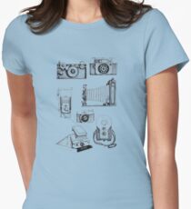 Vintage Camera Collection Women's Fitted T-Shirt