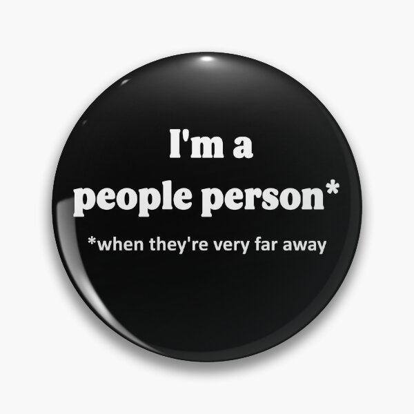 Item preview, Funny Introvert Quote Shirt – I'm a People Person (When They're Very Far Away) designed and sold by Donsean22.