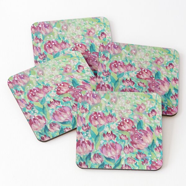 Item preview, Pink Garden Original Gouache Painting Freya Ellis designed and sold by Fly on the Wall Art.