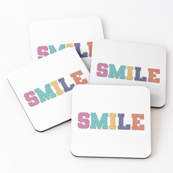 Item preview, Smile - patchwork letters (not raised chenille) designed and sold by Miscelenious.