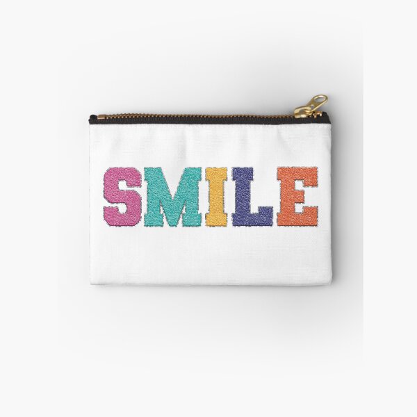 Item preview, Smile - patchwork letters (not raised chenille) designed and sold by Miscelenious.