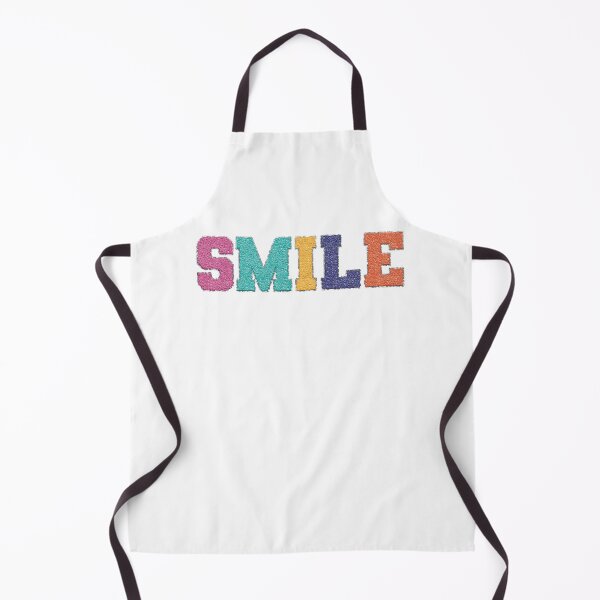 Item preview, Smile - patchwork letters (not raised chenille) designed and sold by Miscelenious.