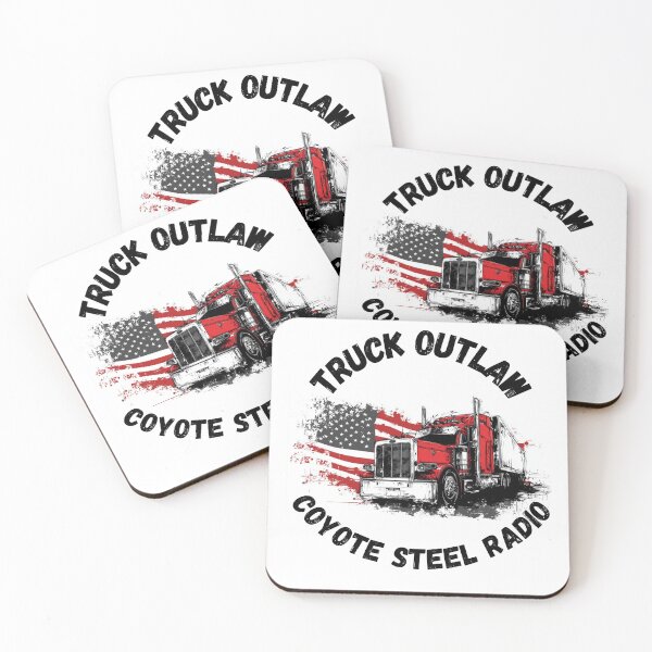 Item preview, Truck Outlaw Patriotic Big Rig Design designed and sold by CoyoteSteelRd.
