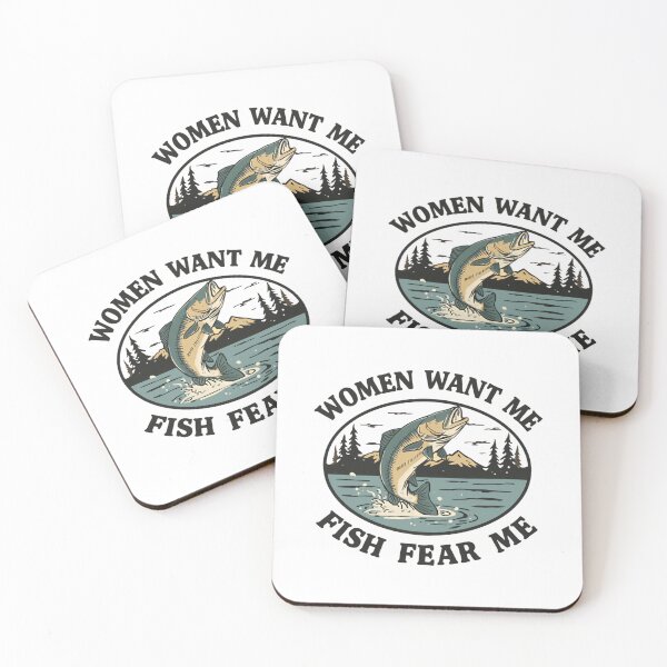 Item preview, Fish Want Me Women Fear Me Classic Funny Fishing Meme designed and sold by SkeletonsDanger.