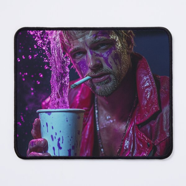 Item preview, Tyler Durden Purple Drink Pop Culture Art designed and sold by WockWave.