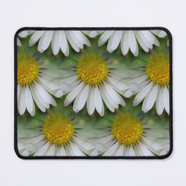 Item preview, Daisy Close-Up Pattern – Nature Floral Texture designed and sold by SilentBloomLab.