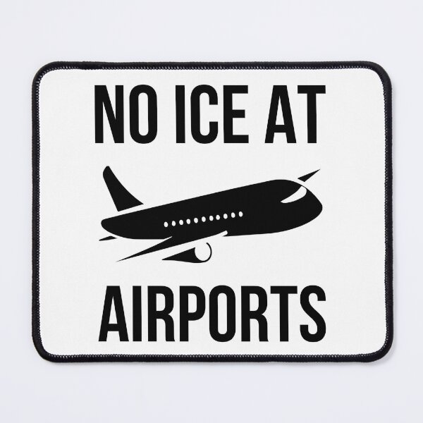 Item preview, No ICE at airports designed and sold by Rachel the Artist .