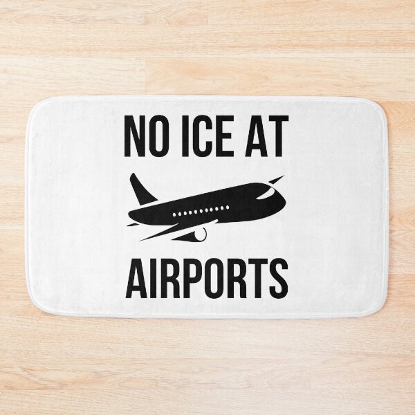 Item preview, No ICE at airports  designed and sold by Rachel the Artist .