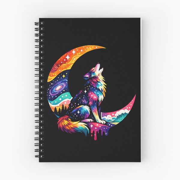 Item preview, Mystic Wolf on Moon designed and sold by CyrilloArt.