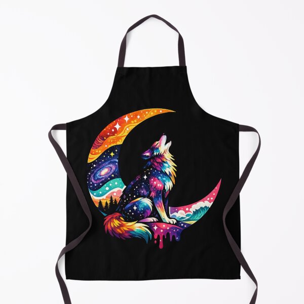 Item preview, Mystic Wolf on Moon designed and sold by CyrilloArt.