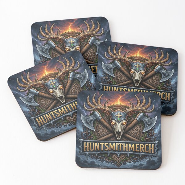 Item preview, Viking Deer Skull Axes HuntsmithMerch Crest designed and sold by HuntsmithMerch.