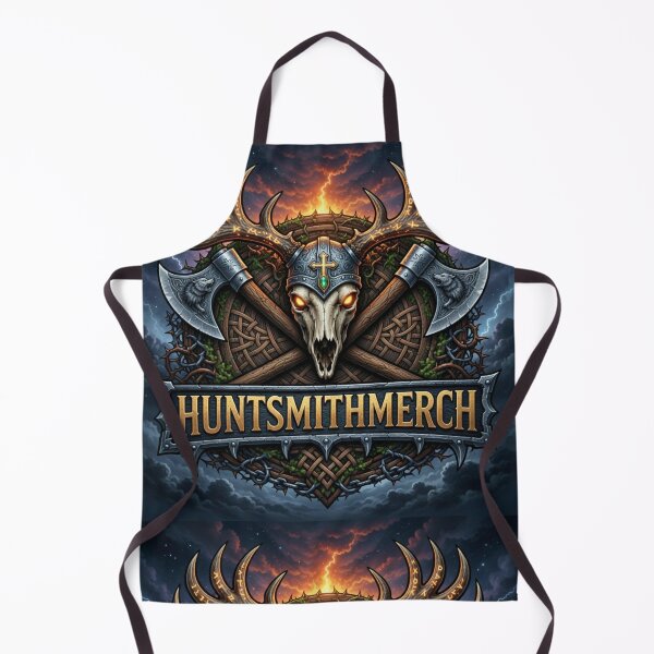 Item preview, Viking Deer Skull Axes HuntsmithMerch Crest designed and sold by HuntsmithMerch.