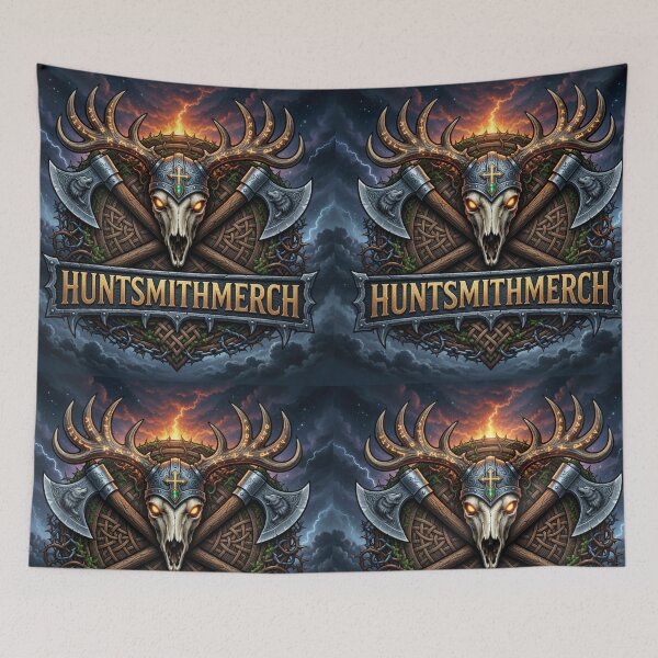 Item preview, Viking Deer Skull Axes HuntsmithMerch Crest designed and sold by HuntsmithMerch.