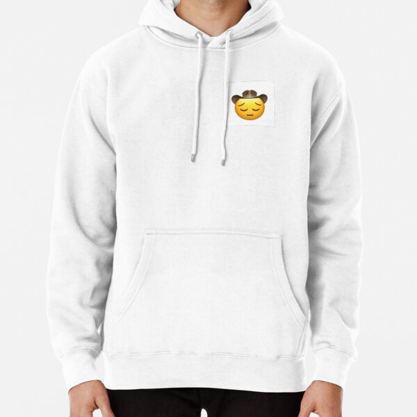 Cowboy Emoji Pullover Hoodie for Sale by Bisexual Scum Redbubble