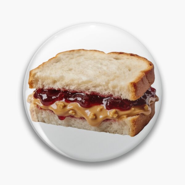 Item preview, National PB&J Day Peanut Butter Jelly Sandwich Sticker designed and sold by GymTanLaundry.