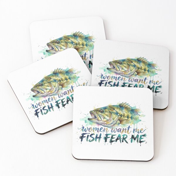 Item preview, Fish Want Me Women Fear Me Funny Fishing Lover Statement designed and sold by SkeletonsDanger.
