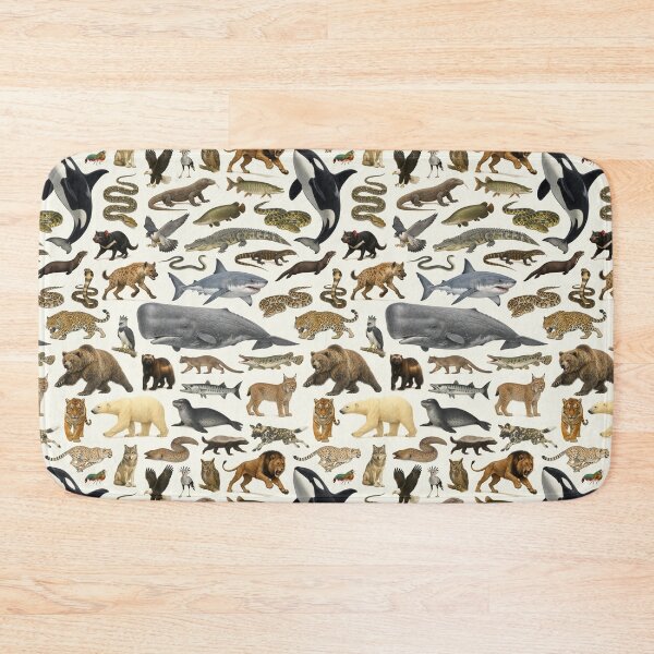Item preview, Iconic Apex Predators Retro Style Wildlife Identification Chart designed and sold by kakarikihill.